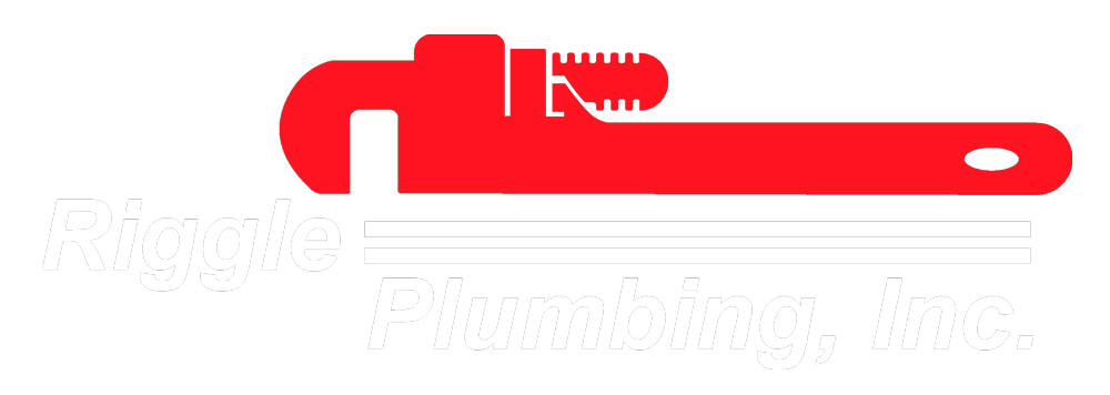 Riggle Plumbing logo with red pipe wrench.