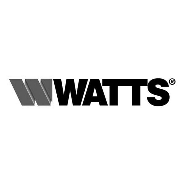 Watts logo in black and gray