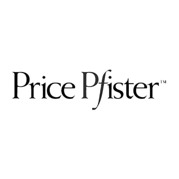 Price Pfister logo in black and white