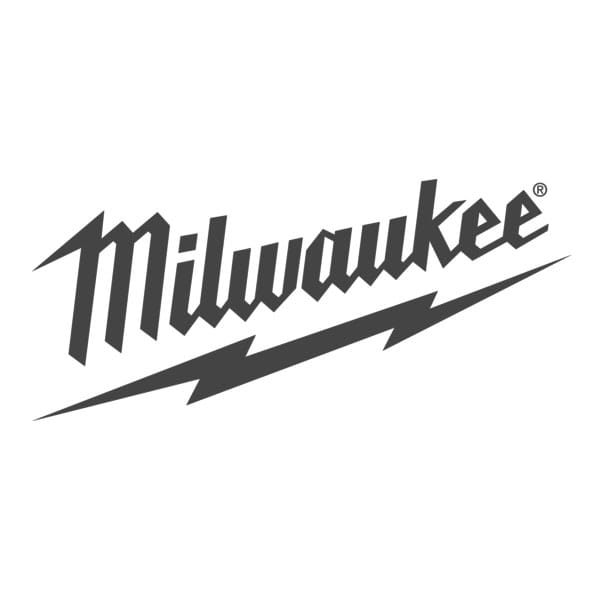 Milwaukee logo with lightning bolt design